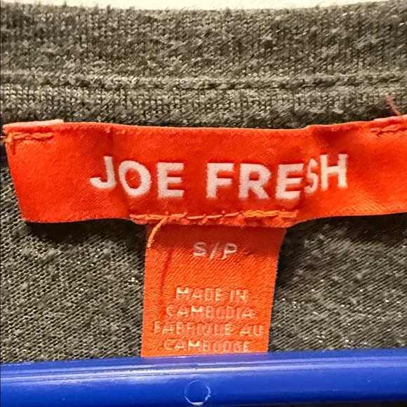 Joe Fresh Granite Gray Knot-Front Sleeveless Tank - Picture 2 of 4